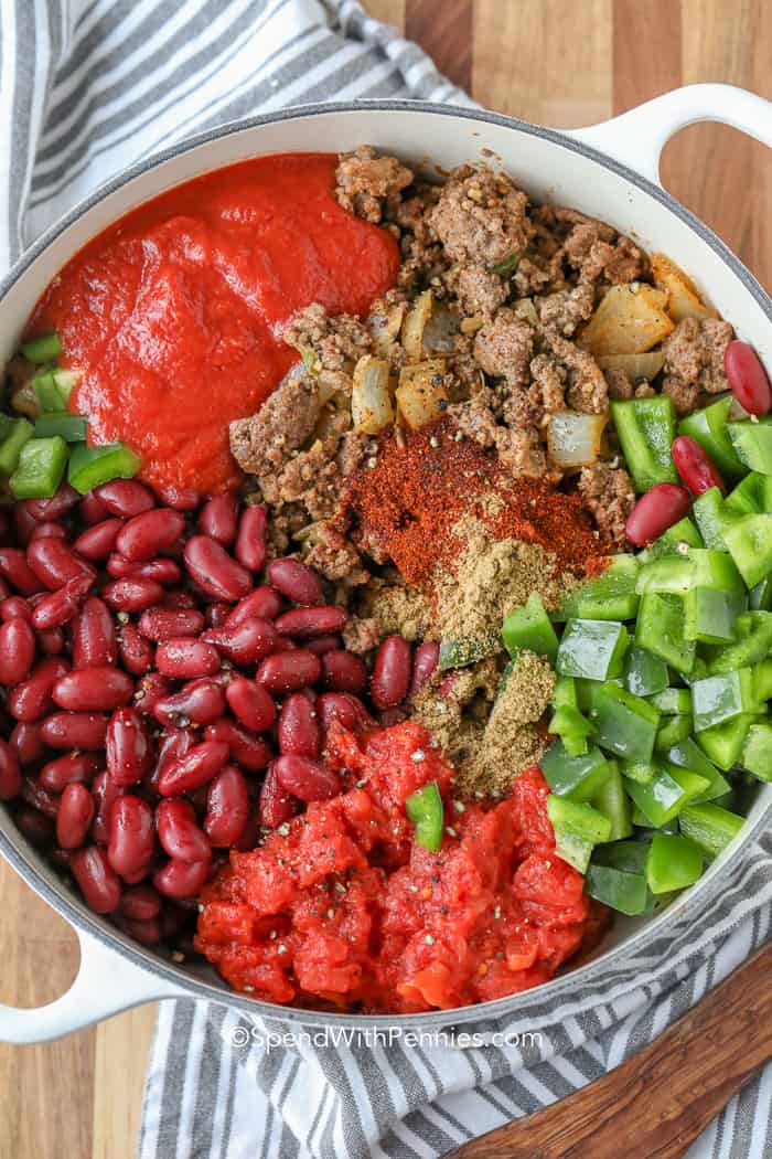 Cooking chili